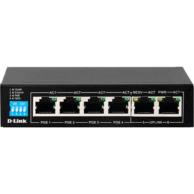 D-Link DES-F1006P-E 6 Ports Ethernet Switch D-Link DES-F1006P-E 6 Ports Ethernet Switch
